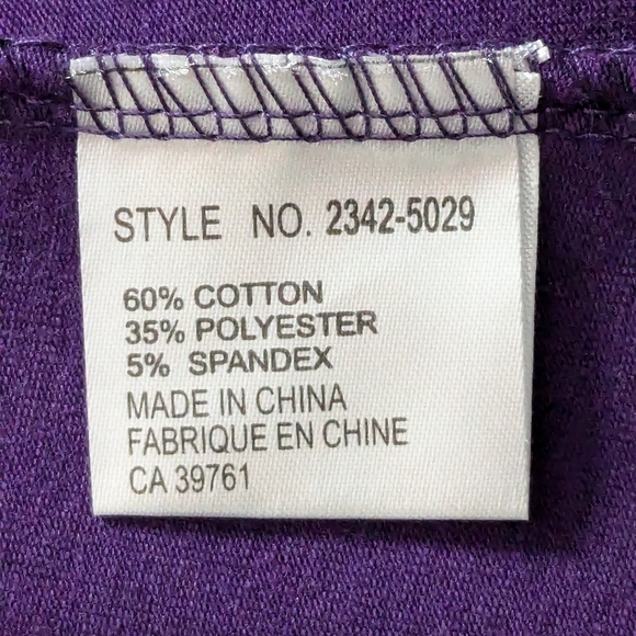 FMX Design Studio Purple Straps Top Size XL - Picture 10 of 10